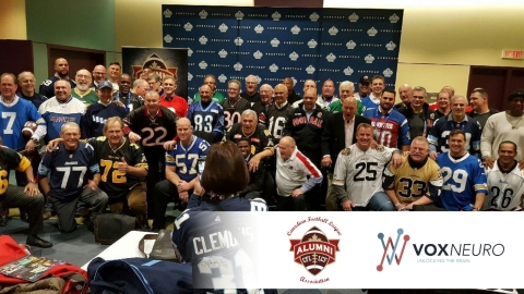 Legends Luncheon with Canadian Football League Alumni Association members. Courtesy of the CFLAA.
