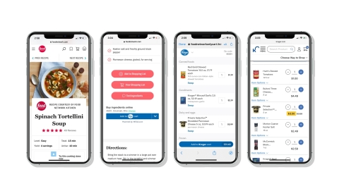Whisk adds The Kroger Co. to Partner Ecosystem, Making Online Recipes Instantly Shoppable at Kroger Family of Stores (Photo: Business Wire)