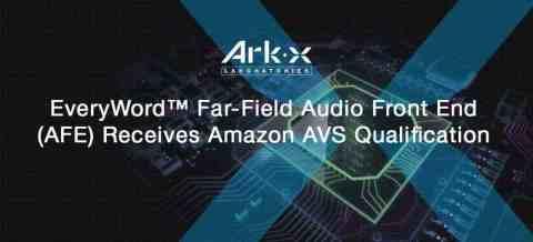 ArkX Laboratories Receives Amazon AVS Qualification for EveryWord™ Far-Field Audio Front End (AFE) Module (Graphic: Business Wire)