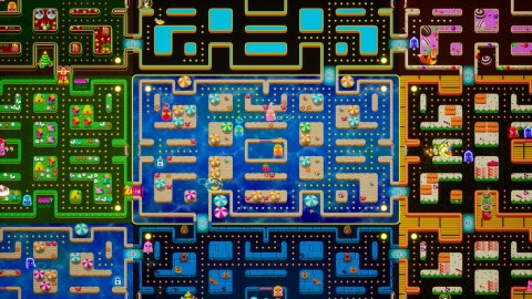 PAC-MAN Mega Tunnel Battle gameplay (Graphic: Business Wire)