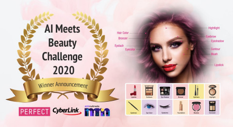 Perfect Corp. announced winners of the 3rd annual “AI Meets Beauty” challenge (Graphic: Business Wire)