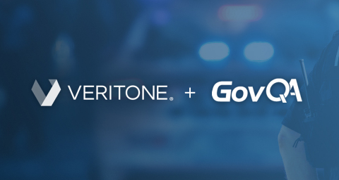 Veritone and GovQA's strategic relationship will enable government agencies to increase transparency, speed the release of public records at a reduced cost and address public demand for accountability. (Graphic: Business Wire)