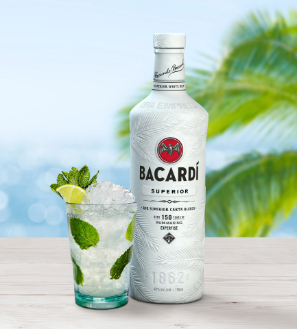 thumbnail Bacardi First in Fight Against Plastic Pollution With 100% Biodegradable Spirits Bottle (Photo: Business Wire)