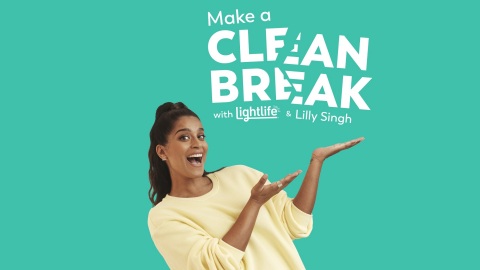 Lightlife and Lilly Singh team up to help people make a 'clean break' from unwanted habits. (Photo: Business Wire)