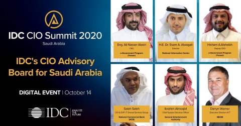 Saudi Arabia's Most Influential ICT Leaders Gather Online for Virtual IDC CIO Summit (Photo – AETOSWire)