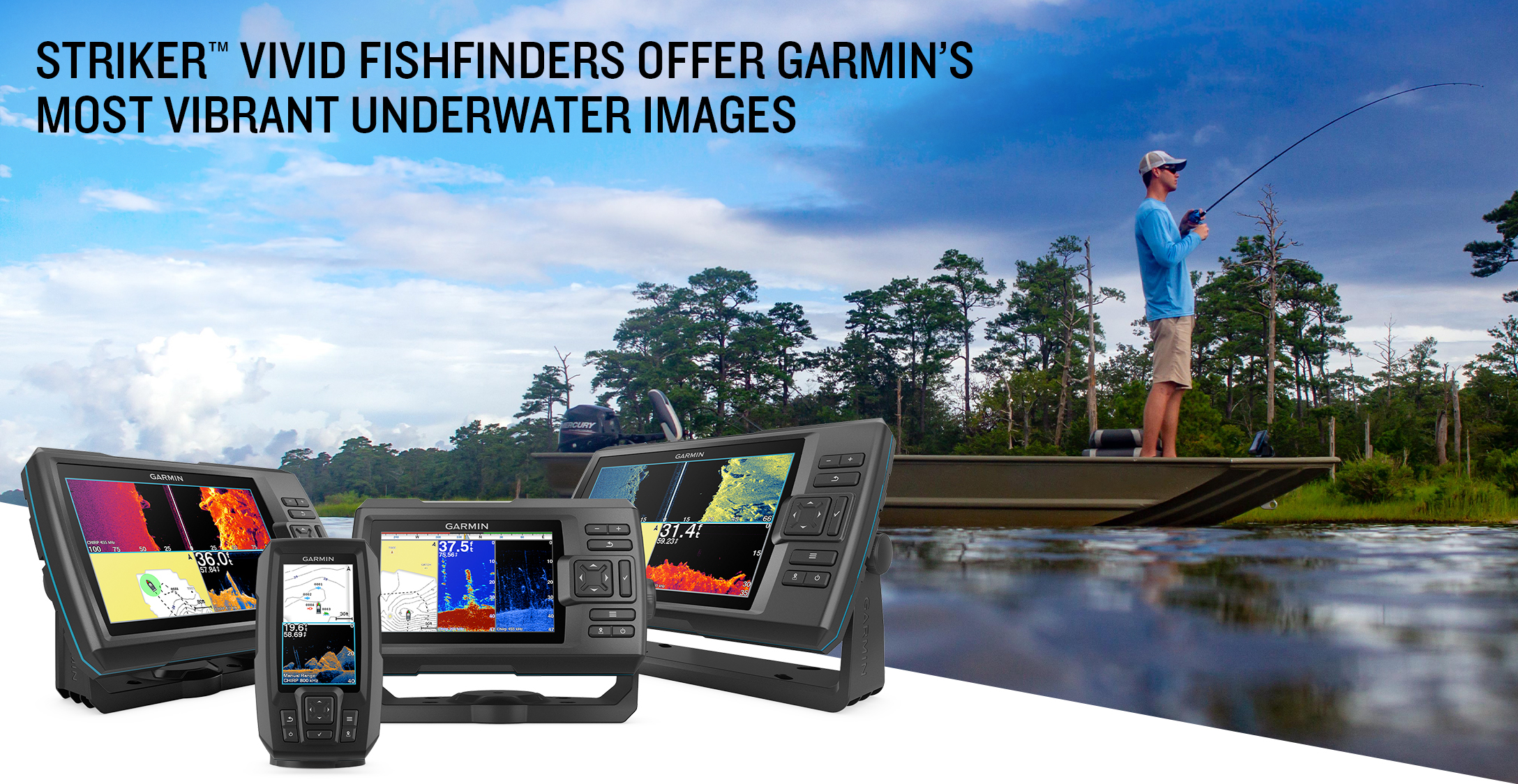 New STRIKER Vivid fishfinders offer Garmin's most vibrant underwater images  to date