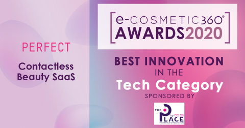 original Perfect Corp.’s touchless virtual makeup try-on solutions are honored with the e-cosmetic360 Award (Photo: Business Wire)