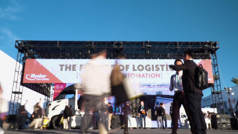 Ryder focused on the “Future of Logistics” at the CES 2020 show in Las Vegas. The company showcased its investment in cutting-edge technologies aimed at advancing the logistics industry, while seeking out the latest innovations and the start-ups behind them. (Photo: Business Wire)