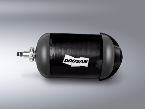 original Doosan Mobility Innovation's Hydrogen Tank (Photo: Business Wire)