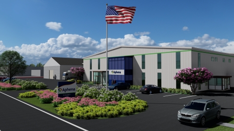 An artist's rendering of Aphena's fully renovated Easton, Maryland, facility (Photo: Business Wire)