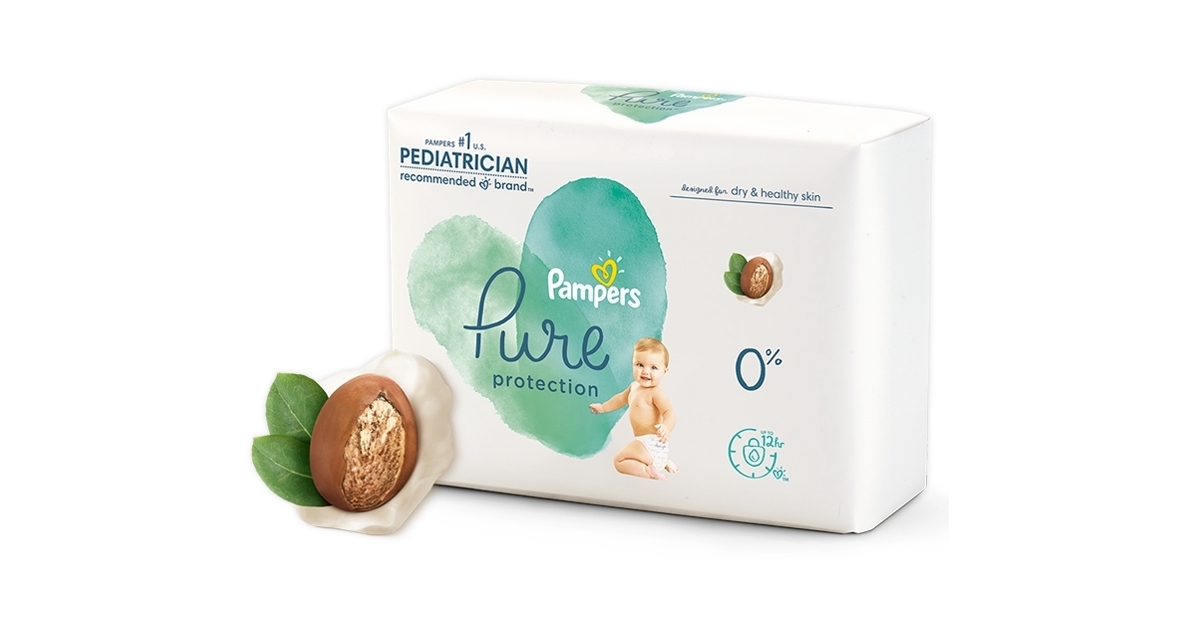 Pampers Pure Now Features Plant-Based Liner Enriched with Shea Butter,  Giving Parents What They Prefer For Their Little Ones