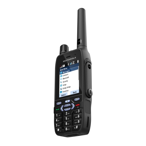 Motorola Solutions' next-generation Terrestrial Trunked Radio (TETRA) device: the MXP600 (Photo: Business Wire)