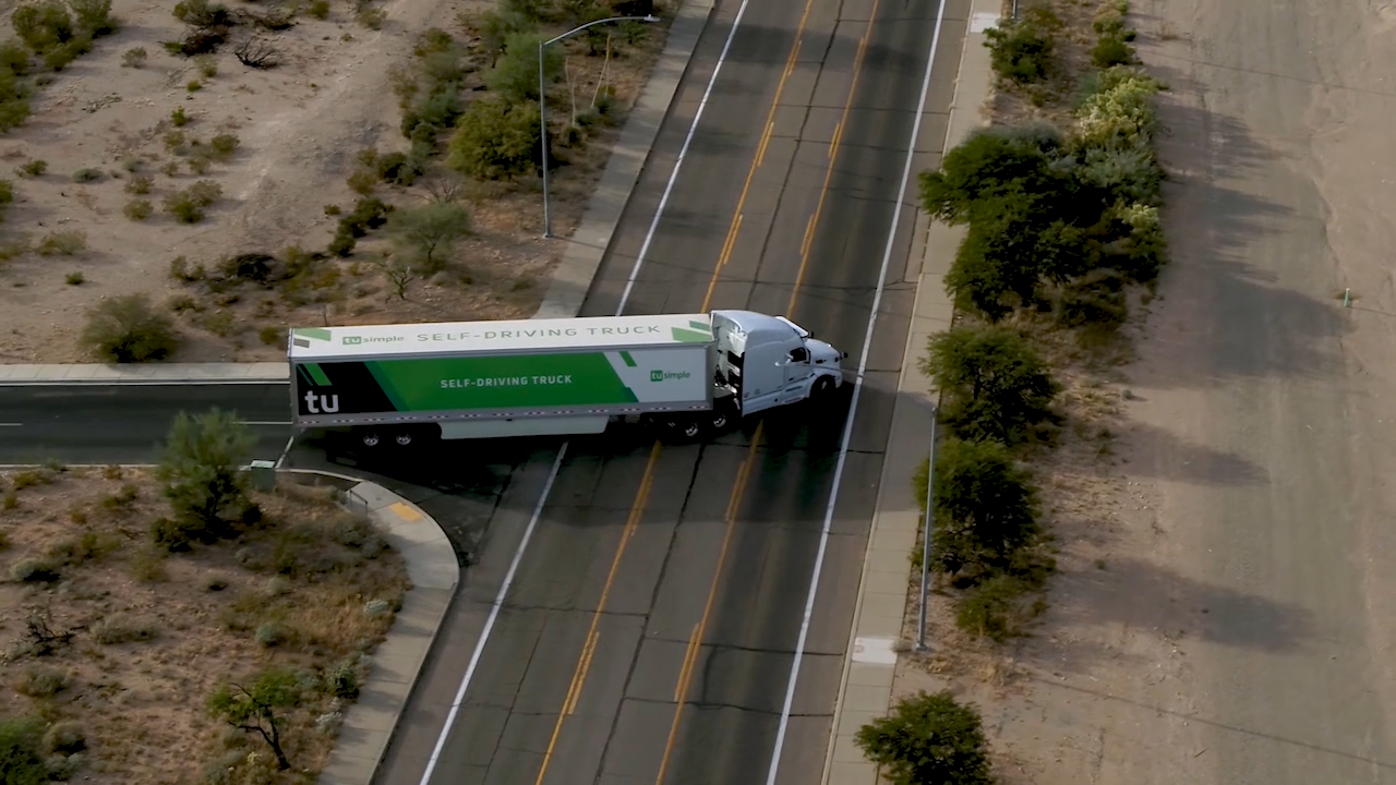 TuSimple is the world's largest and most advanced self-driving truck company.