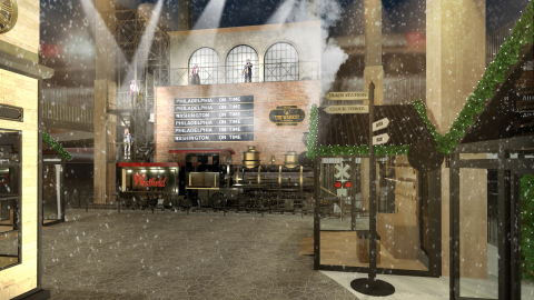 A rendering of The Holiday Market at Westfield Century City in Los Angeles, CA. (Photo: Business Wire)