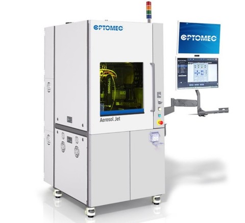 original Aerosol Jet 3D Electronics Printer for Medical Devices. Photo courtesy of Optomec, Inc.