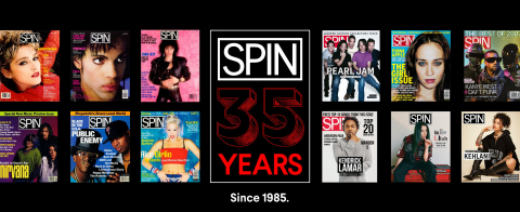 SPIN celebrates 35 years of excellence in music journalism and culture. (Photo: Business Wire)