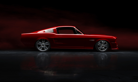 The Kendall Custom 1967 Mustang GT 500 Restomod. Photo: Differential Imagery