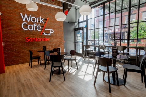 Santander Work Café (Photo: Business Wire)