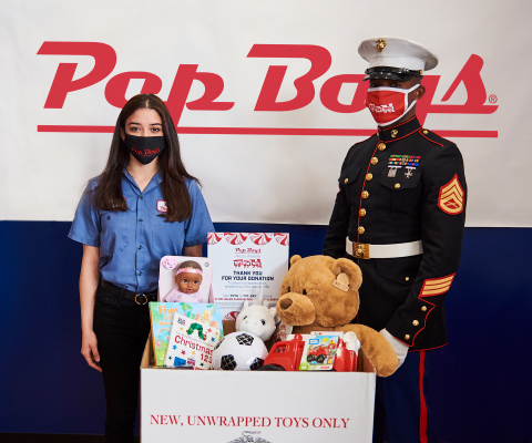 Pep Boys is returning as a national sponsor of Toys for Tots, the annual program run by the U.S. Marines that collects new, unwrapped toys and distributes them to less fortunate children in the local community. (Photo: Business Wire)