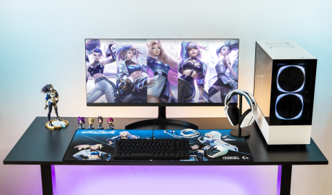 Logitech G introduces a portfolio of officially licensed League of Legends (LoL) gaming products, the first of which is inspired by the aesthetics of the global virtual music group, K/DA, and their 2020 comeback. (Photo: Business Wire)