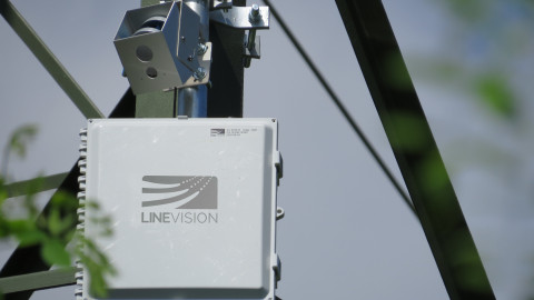 thumbnail Powered by Velodyne’s Puck™ sensor, the LineVision V3 system assists utilities by identifying operational anomalies in power lines, helping to mitigate events that could cause wildfires or damage before they happen. (Photo: LineVision, Inc.)