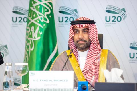 thumbnail U20 Chair H.E. Fahd Al-Rasheed at the U20 Mayors Summit (Photo: AETOSWire)