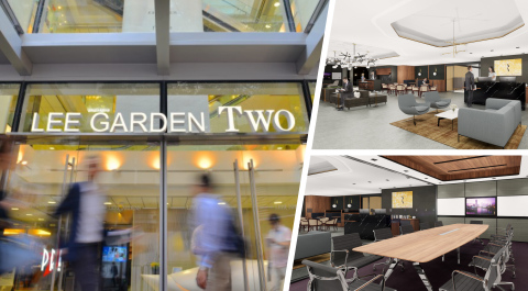 original 亞太區主要的靈活辦公空間服務商之一 Compass Offices 在香港銅鑼灣繁華的黃金地段利園二期推出全新的辦公空間。商務中心佔地兩層，提供超過600個工作位，客戶可享有周邊豐富的購物、商務以及休閒體驗。 (照片：美國商業資訊)