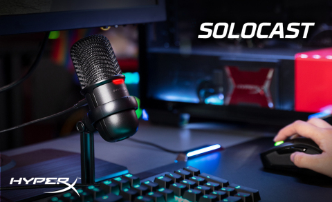 HyperX SoloCast USB Microphone (Photo: Business Wire)