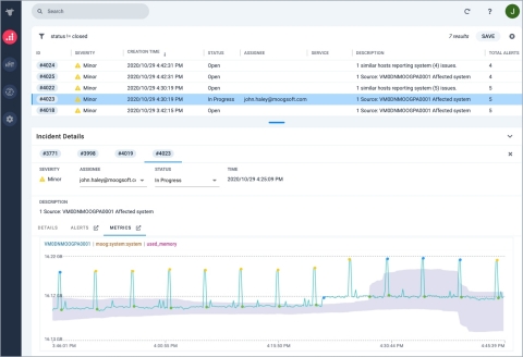 The Moogsoft Observability Cloud empowers SREs to begin performing advanced event management in minutes. (Graphic: Business Wire)