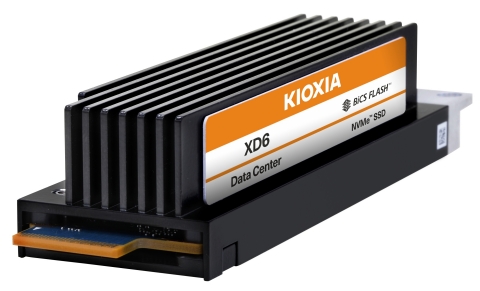 キオクシアXD6シリーズ：業界初、PCIe® 4.0対応でOCPの「NVMe™クラウドSSD仕様」に準拠したSSD （写真：ビジネスワイヤ）
