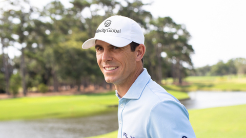 Billy Horschel will wear the Velocity global hat beginning with the 2020 Masters Tournament (Photo: Business Wire)