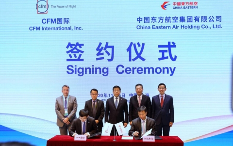 original China Eastern Lands Two Major Aviation Orders and Debuts Its VR Show on the Third CIIE (Photo: Business Wire)