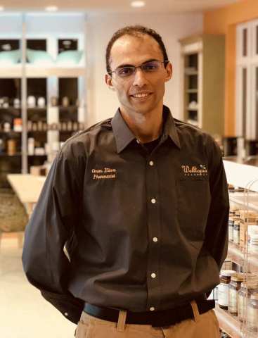 thumbnail Omar Eliwa, RPh, of Welltopia Pharmacy in Thiensville, Wisconsin, is the 2020 recipient of the PCCA George Roentsch, RPh, Scholarship. (Photo: Business Wire)