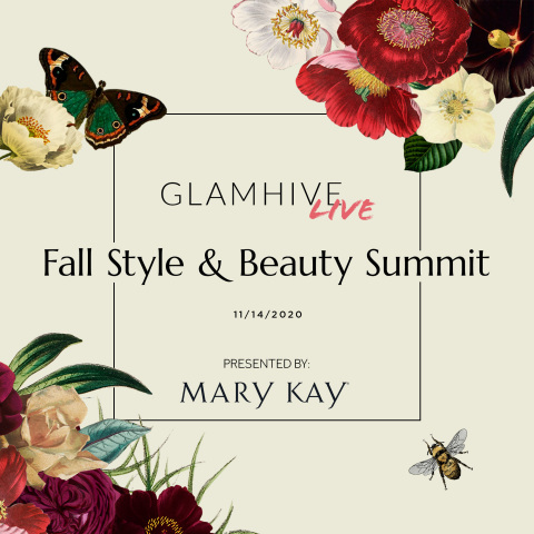 The Glamhive Digital Fall Style and Beauty Summit will bring together top fashion and beauty leaders (Graphic: Mary Kay Inc.)