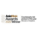 ムーディーズ・アナリティックスが2020年アジア・リスク・アワードでCounterparty Risk Product of the Yearを受賞