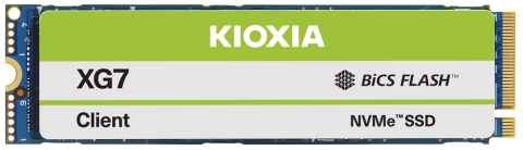 ハイエンドPC／ワークステーション向けPCIe® 4.0対応クライアントSSD：KIOXIA（キオクシア）XG7シリーズ （写真：ビジネスワイヤ）