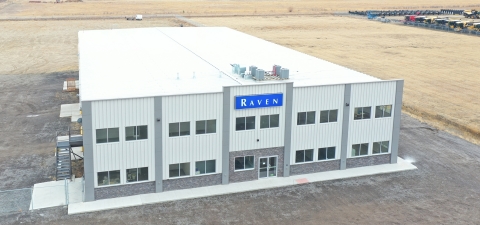 Raven Industries' new Canadian Headquarters near Regina, SK. With significant capacity for machine production and five acres for testing, this facility is positioned to be the central campus for precision and autonomous agriculture innovation, training and service for Raven Canada. (Photo: Business Wire)