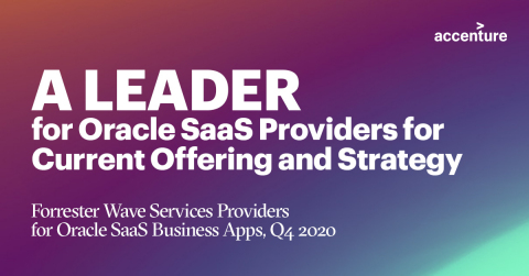original Accenture named a leader among Oracle SaaS business apps service providers (Photo: Business Wire)