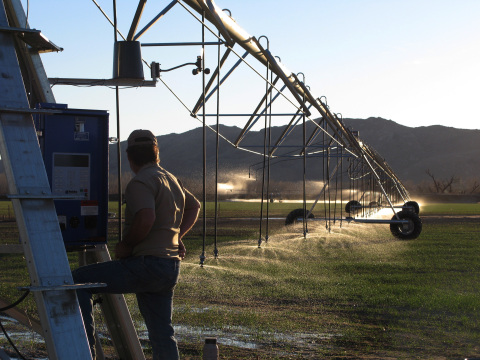 Agricultural users can track their water use daily and compare actual usage to their yearly allocation of recycled water. (Photo: Business Wire)
