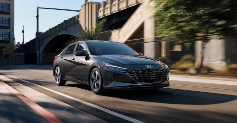 All-new 2021 Elantra and Elantra Hybrid models in North America will featuring a Dynamic Voice Recognition system—powered by Houndify (Photo: Business Wire)