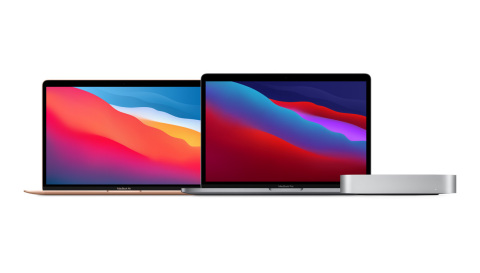 The new MacBook Air, 13-inch MacBook Pro, and Mac mini are now powered by M1, Apple’s revolutionary chip. (Photo: Business Wire)