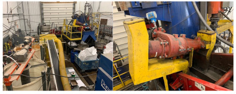 original Pilot Plant Setup at SGS Canada (Photo: Business Wire)