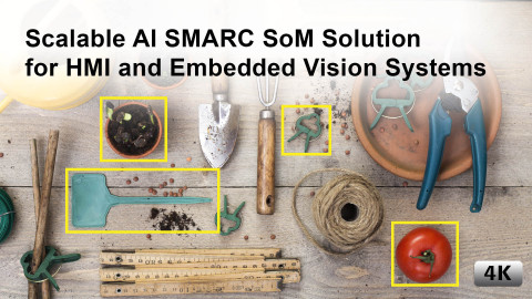 Scalable AI SMARC SoM solution for HMI and embedded vision systems (Photo: Business Wire)