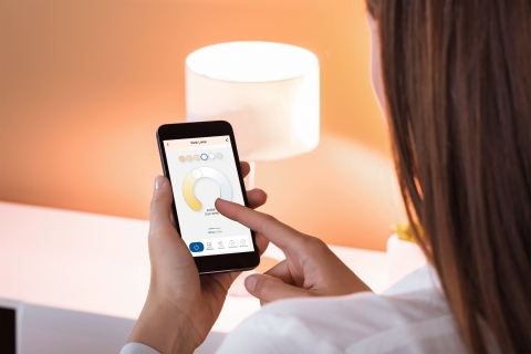 With Connected Max Smart LED Bulbs, consumers can easily customize their home lighting with options that range from dimmable white to tunable white plus color-changing across the entire color spectrum. (Photo: Business Wire)