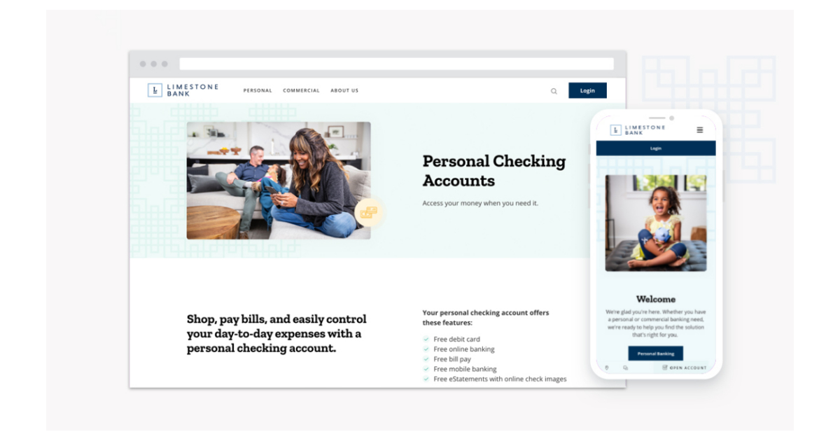 Limestone Bank Introduces Redesigned site & Improved Digital