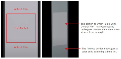 thumbnail OLED Blue Shift Control Film (Graphic: Business Wire)
