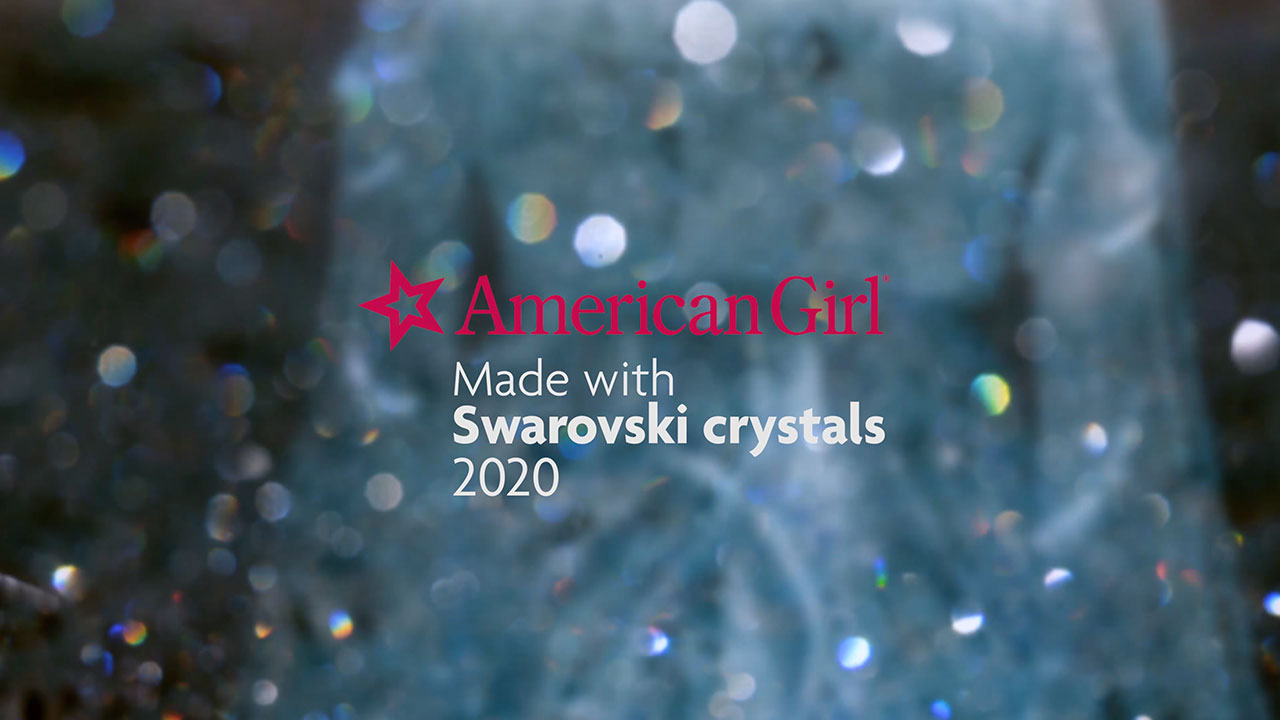 Behind-the-scenes video of the making of American Girl's three one-of-a-kind collector dolls created in partnership with Swarovski crystals.