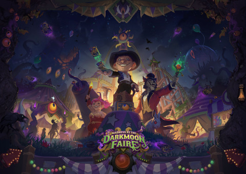The Old Gods, who first came to Hearthstone in 2016’s fan-favorite expansion Whispers of the Old Gods, return in Madness at the Darkmoon Faire. (Photo: Business Wire)