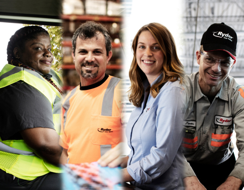 Ryder’s drivers, technicians, service employees, rental counter agents, dispatchers, and warehouse employees are the backbone of Ryder’s response to the pandemic and continue to work to keep the company strong, communities healthy, and the economy moving. (Photo: Business Wire)