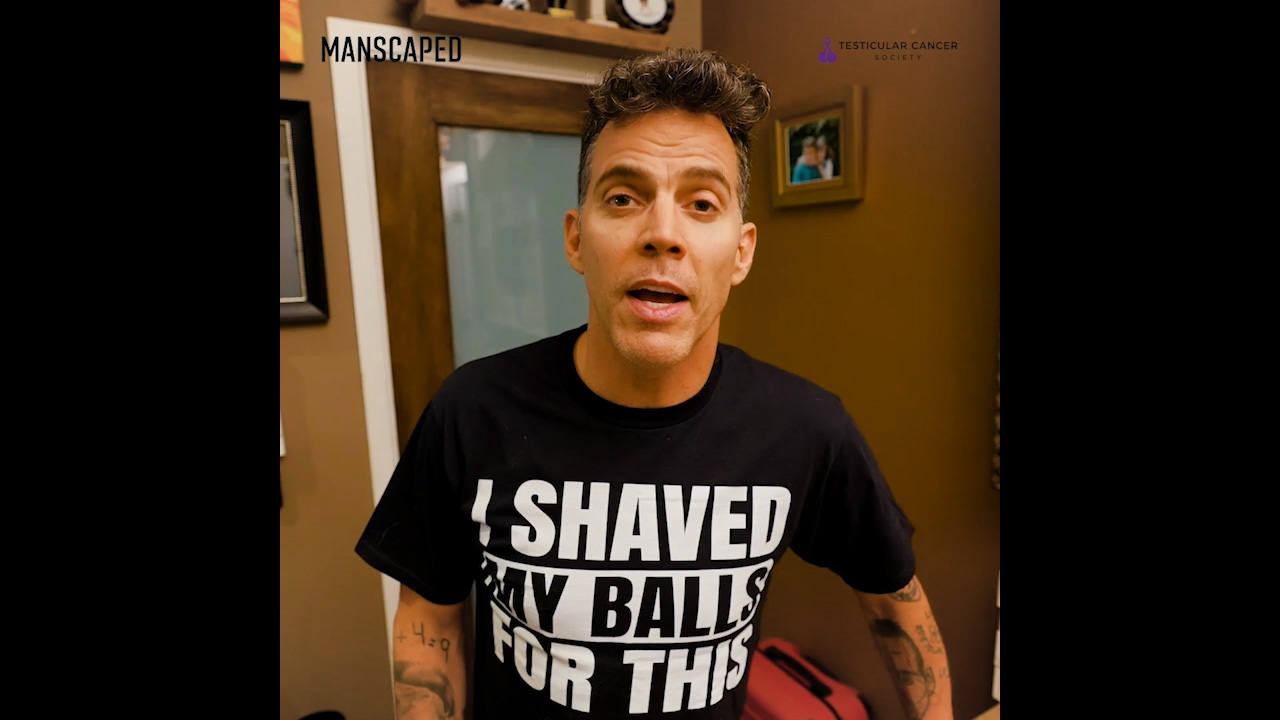 Listen up! Steve-O has an important message and self-check tips for all the men out there.